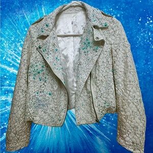 ✨Custom Frozen Elsa Inspired Lace Jacket✨
